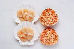 画像2: ずわい蟹甲羅盛り＆帆立貝盛り