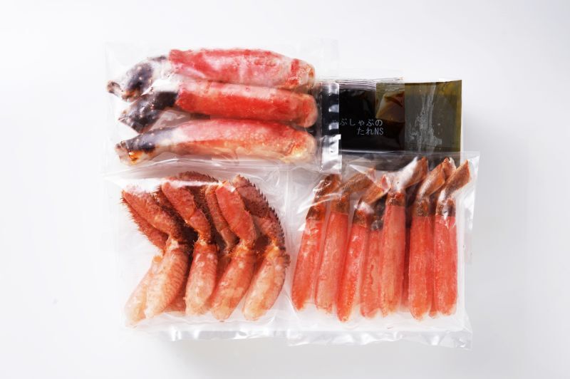 画像2: 蟹しゃぶ３種食べ比べ